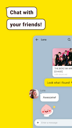 KakaoTalk : Мессенджер — экран приложения